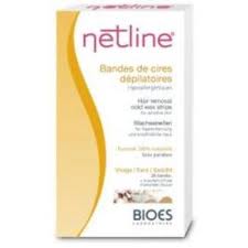 Netline Cire Dpilatoire Bande Visage Hypoallergniques 20 bande
